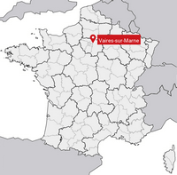Carte localisation Vaires-sur-Marne