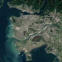 Image satellite Vancouver