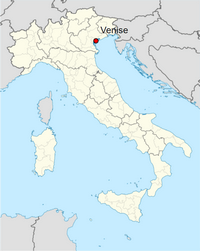 Carte localisation Venise