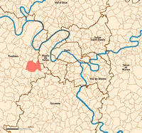 Carte Versailles région Ile de France