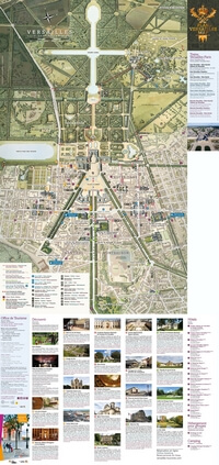 Carte château Versailles touristique information